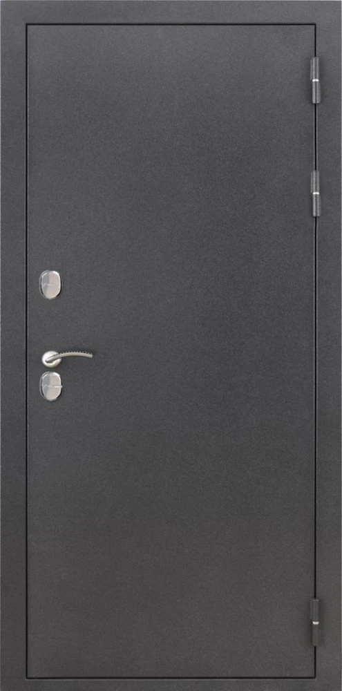 Входная дверь ДвериПРО Термо серебро Без фрезеровки Дуб пацифик горизонт DPRO228206 внешняя сторона