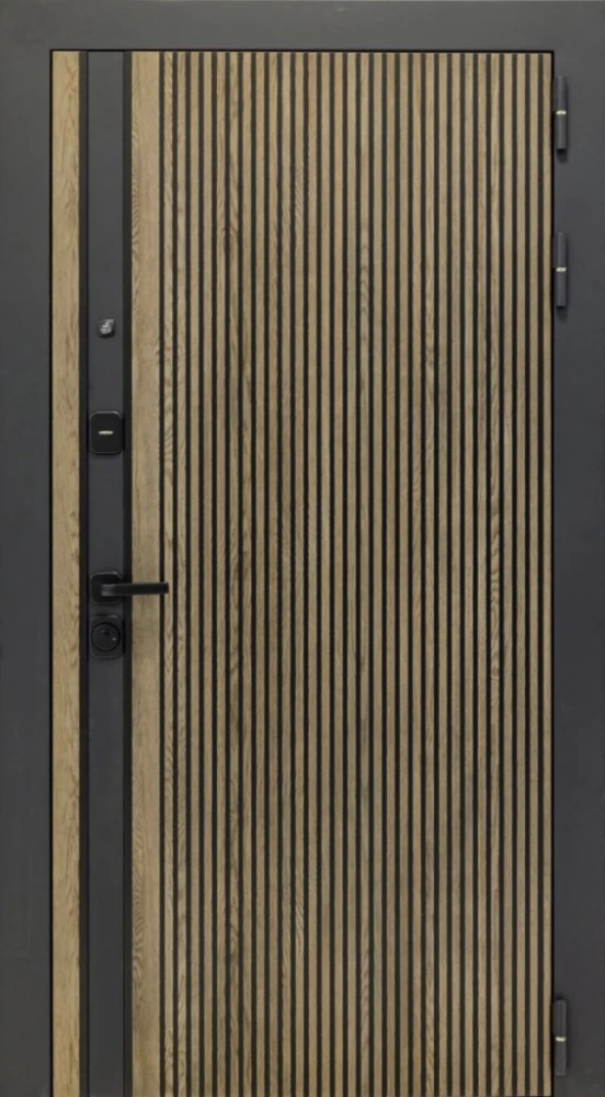 Входная дверь ДвериПРО Росна ФЛ-700 (10мм, Ясень грей) DPRO225962 внешняя сторона