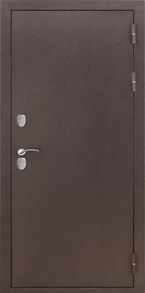 Входная дверь ДвериПРО Термо медный антик ФЛ-256 (10мм, Бетон снежный) DPRO227575 внешняя сторона