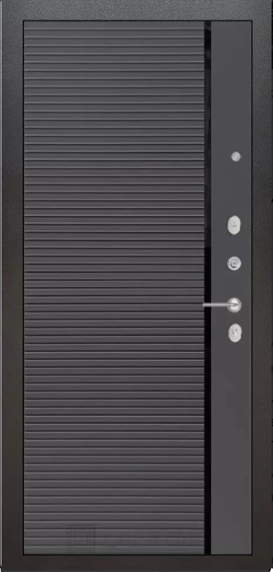 22 - Графит софт, черная вставка